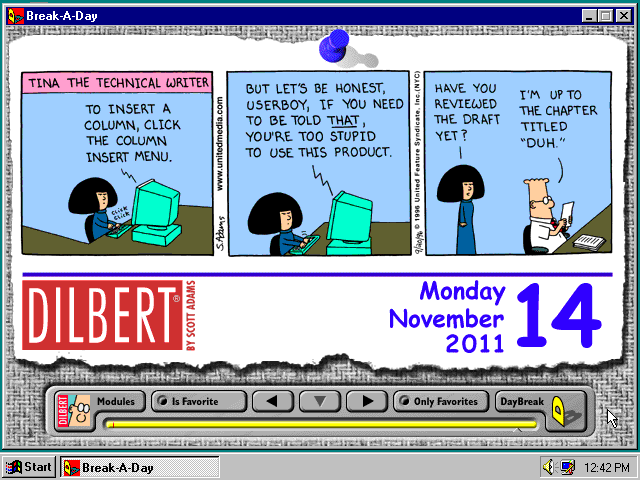 Dilbert Break-A-Day