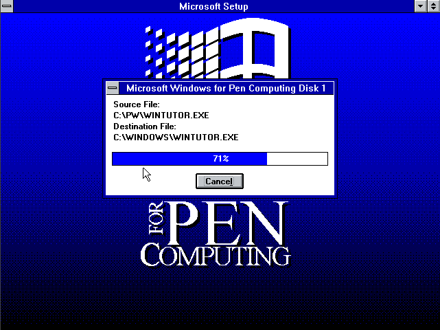 WinWorld: Windows for Pen Computing 1.x