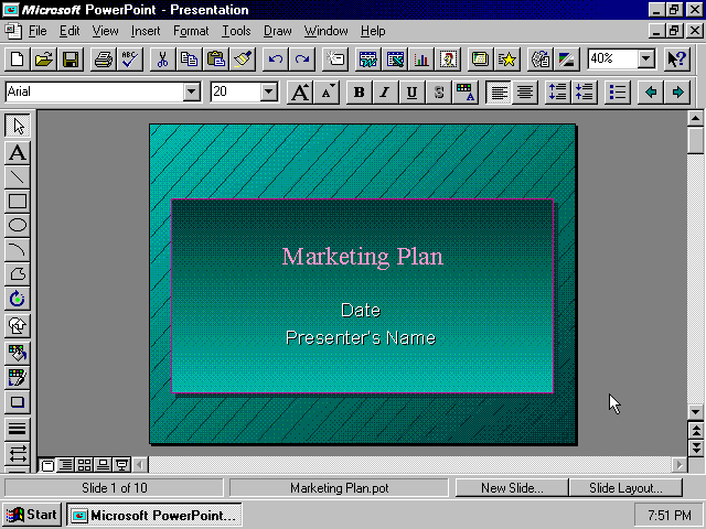 Microsoft Office 95 - Powerpoint