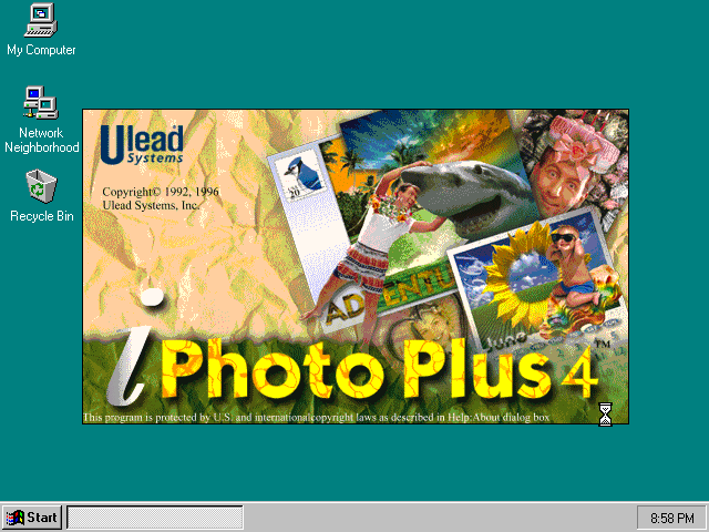 Ulead iPhoto Plus 4.0 - Splash