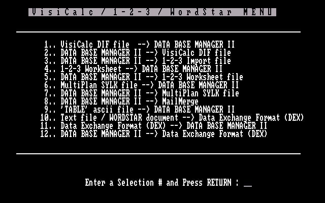 Data Base Manager II 1.01 - Linking