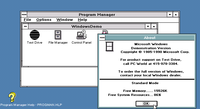 Windows 3.0. Виндовс 3.0. Windows 3.0 (22 мая 1990 года). Microsoft начала продажу Windows 3.0. Windows 3.0 Скриншот.