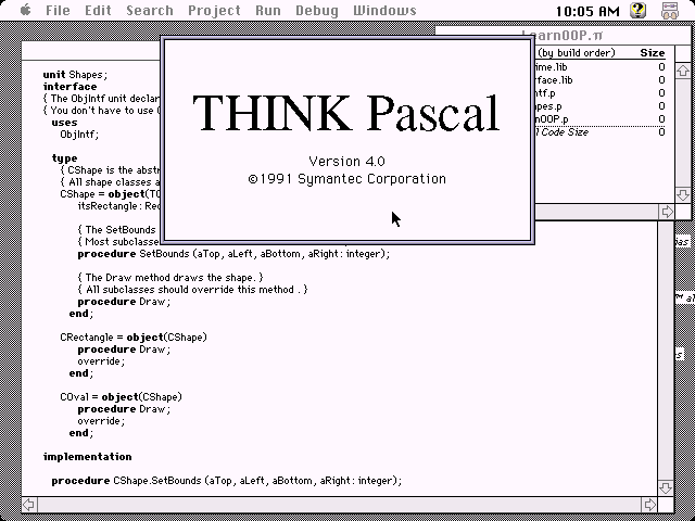 Think Pascal 4.0 - About