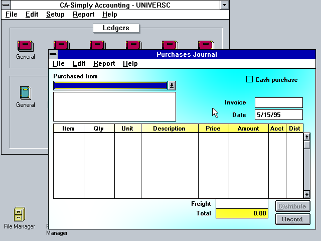 CA Simply Accounting 2.0f - Edit