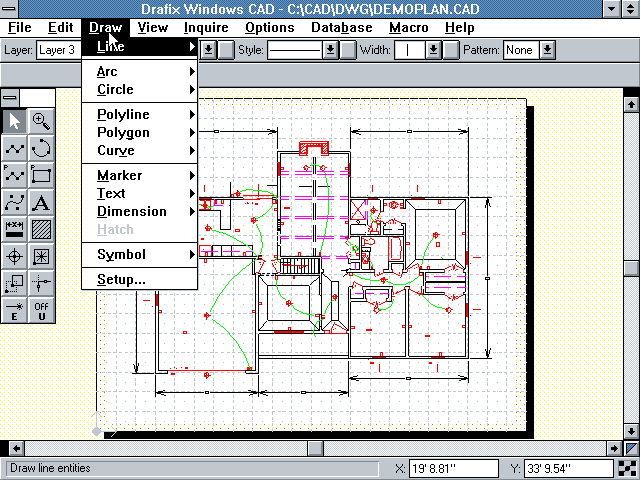 Drafix Windows CAD 2.1 - Edit