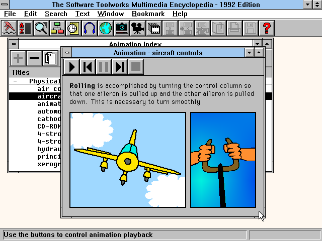The Software Toolworks Multimedia Encyclopedia 1.5 for Windows - Animation