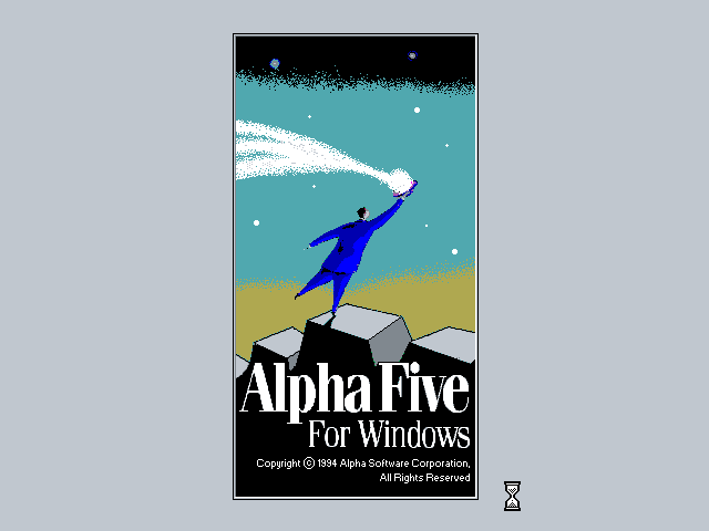 Alpha Five for Windows - Splash