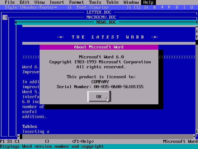 Word 6. MS-dos, MS Word. Microsoft Word dos. Microsoft Word первая версия. Майкрософт ворд для MS dos 6.