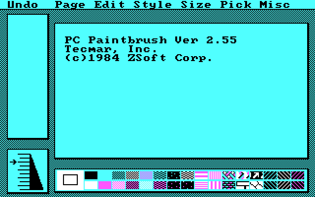 PC Paintbrush 2.55 Tecmar OEM - Splash