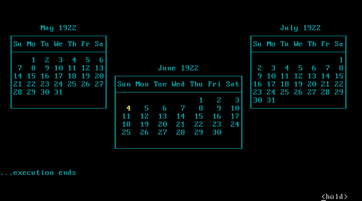 Watcom Pascal 3.5 - Program