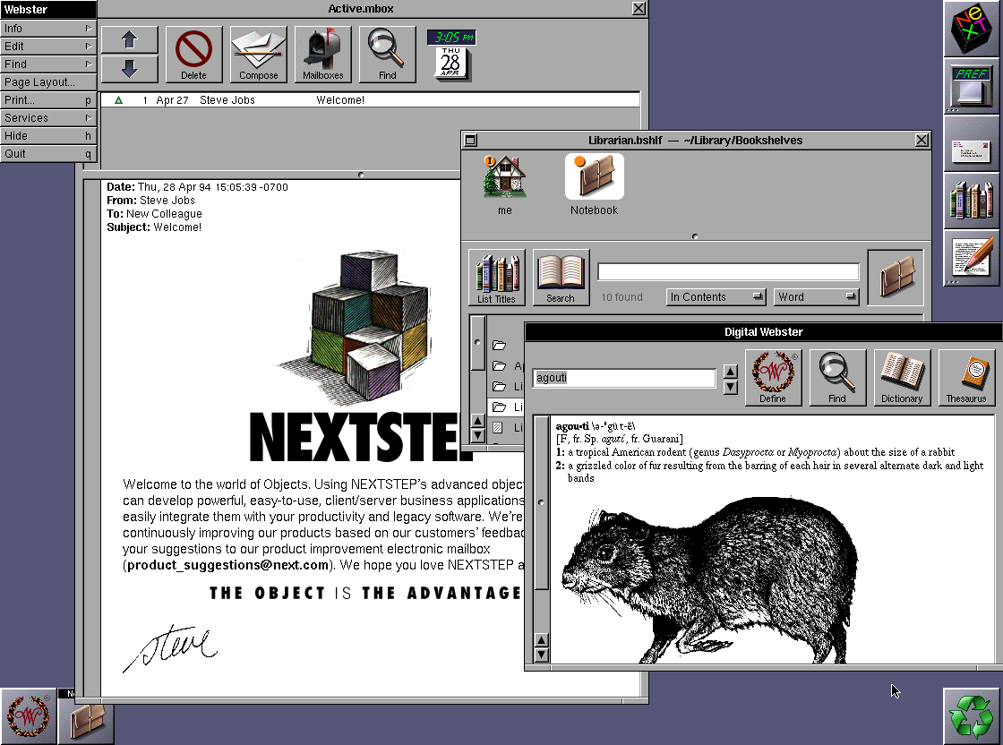 Nextstep 3.3 - Library