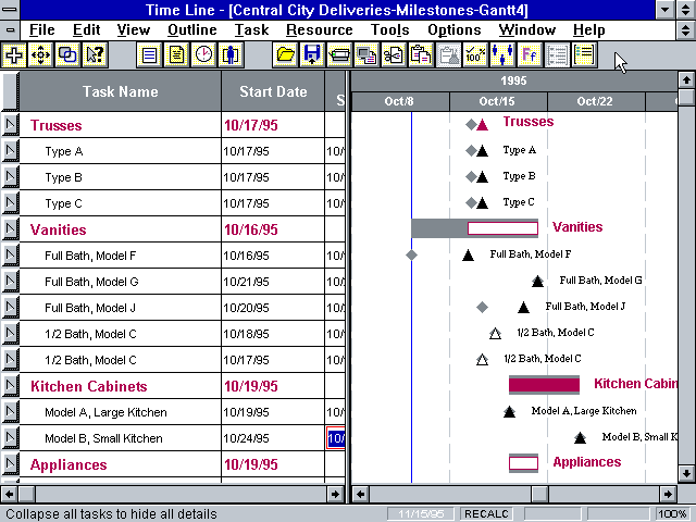 Symantec Time Line 6.1 - Graph 3