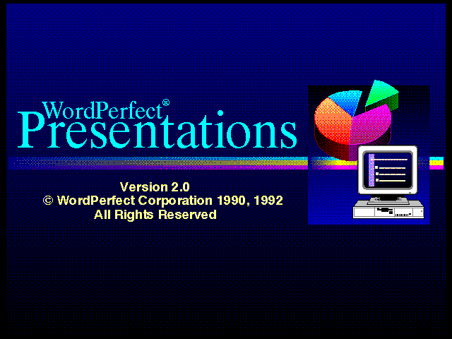 WordPerfect Presentations 2.0 - Splash