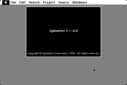 Symantec CPP 6.0 for Macintosh - About
