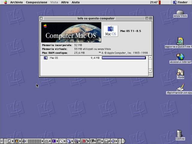 Mac OS 8.5 - About