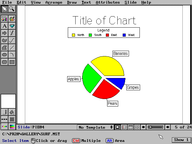 WordPerfect Presentations 2.0 - Chart 2