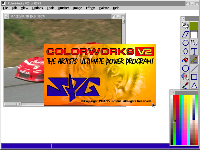 ColorWorks v2 for OS2 - About