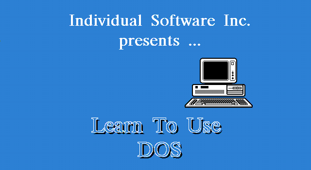 Learn To Use DOS - Splash