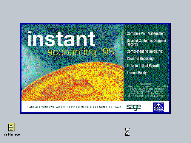 Instant Accounting 98 - Splash